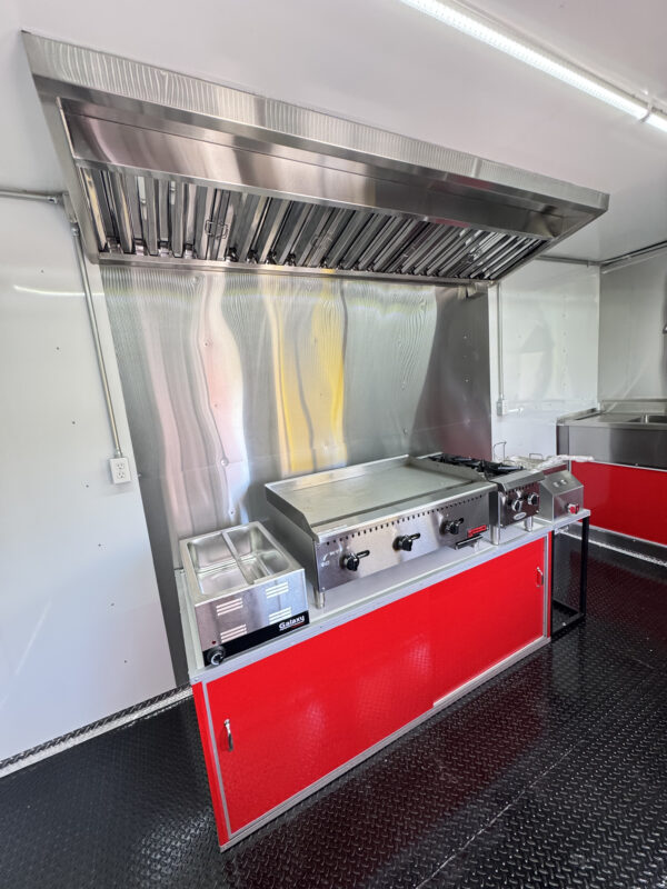 Red 8'x16' Food Trailer - Image 15