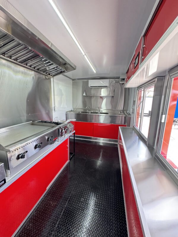 Red 8'x16' Food Trailer - Image 17