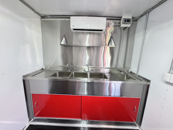Red 8'x16' Food Trailer - Image 20