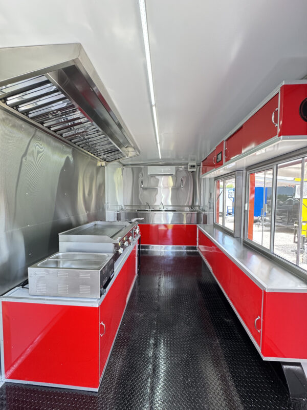 Red 8'x16' Food Trailer - Image 12