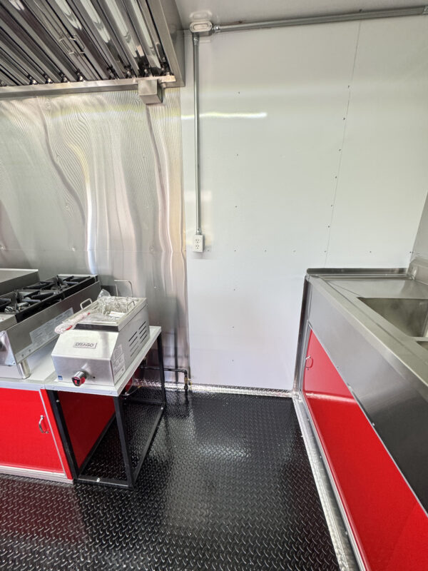 Red 8'x16' Food Trailer - Image 21