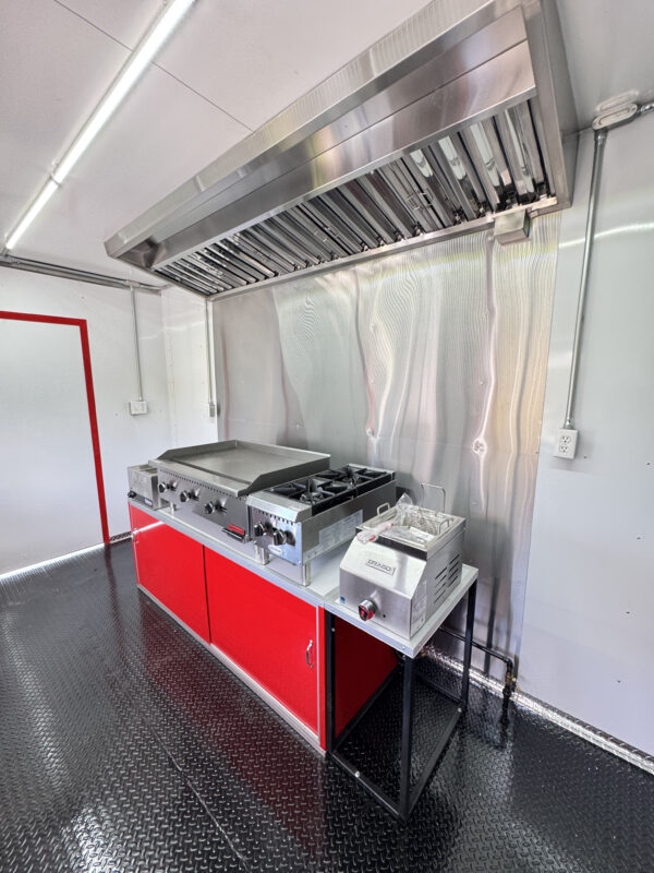 Red 8'x16' Food Trailer - Image 22