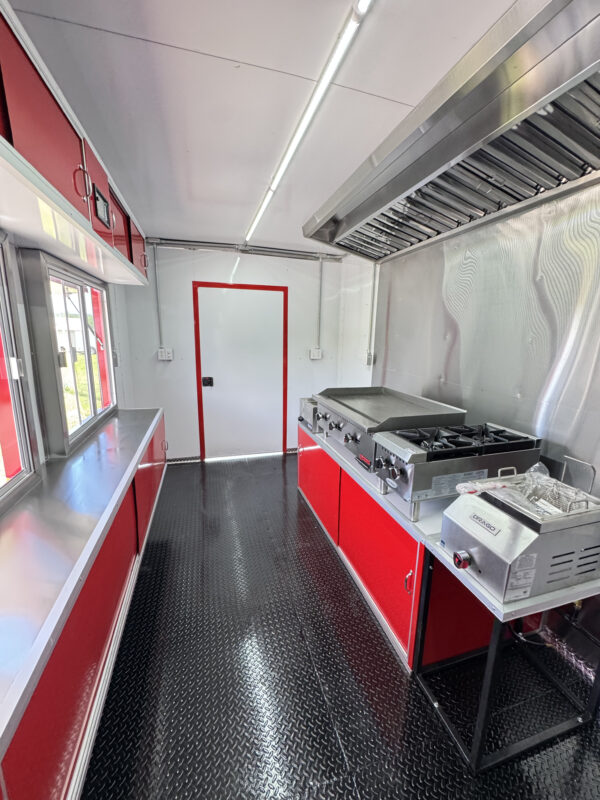 Red 8'x16' Food Trailer - Image 23