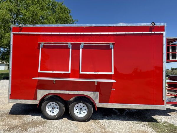 Red 8'x16' Food Trailer - Image 5