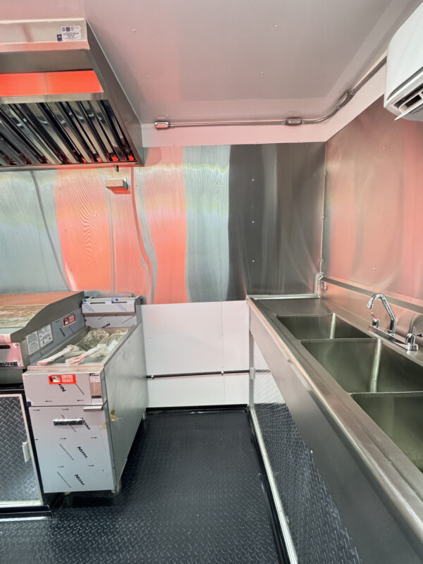 Yellow Food Trailer 8x16 Basic Kitchen - Image 12
