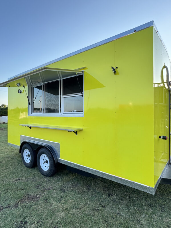 Yellow Food Trailer 8x16 Basic Kitchen - Image 9