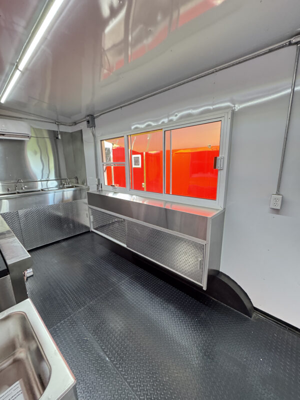 Yellow Food Trailer 8x16 Basic Kitchen - Image 16