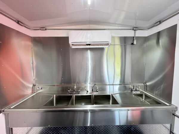 Yellow Food Trailer 8x16 Basic Kitchen - Image 18