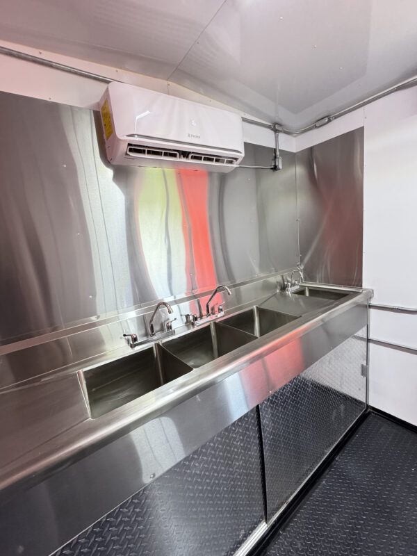 Yellow Food Trailer 8x16 Basic Kitchen - Image 22