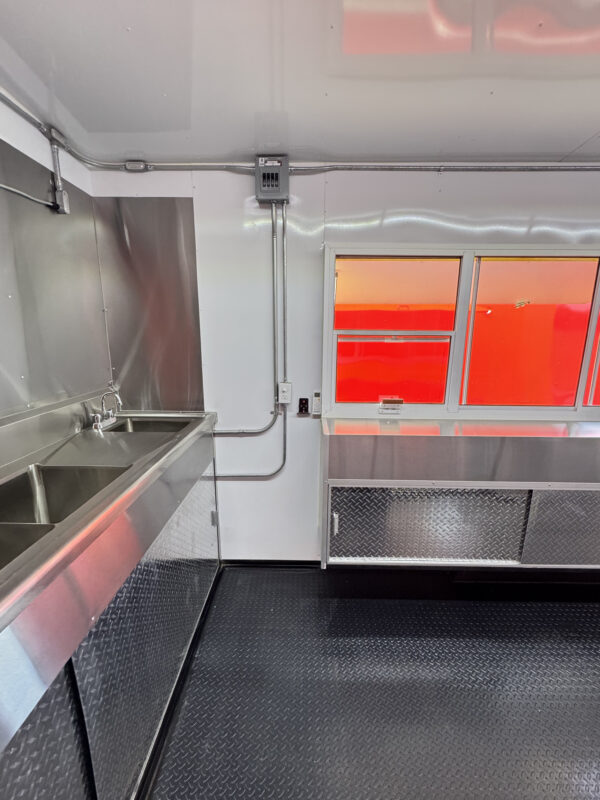 Yellow Food Trailer 8x16 Basic Kitchen - Image 23