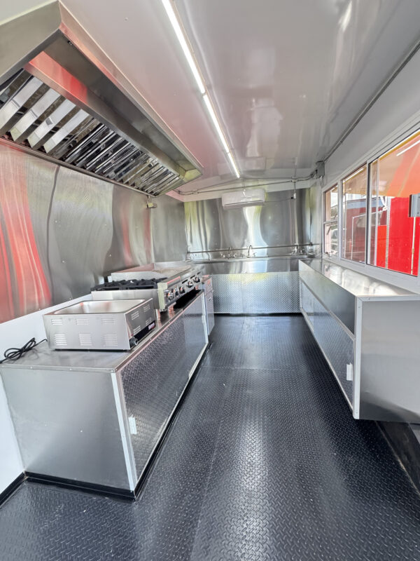 Yellow Food Trailer 8x16 Basic Kitchen - Image 26