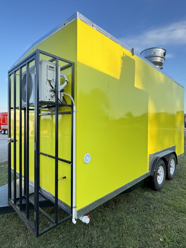 Yellow Food Trailer 8x16 Basic Kitchen - Image 4