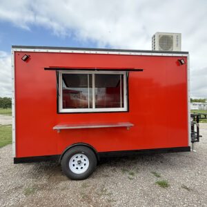 Red Food Trailer 8x13'