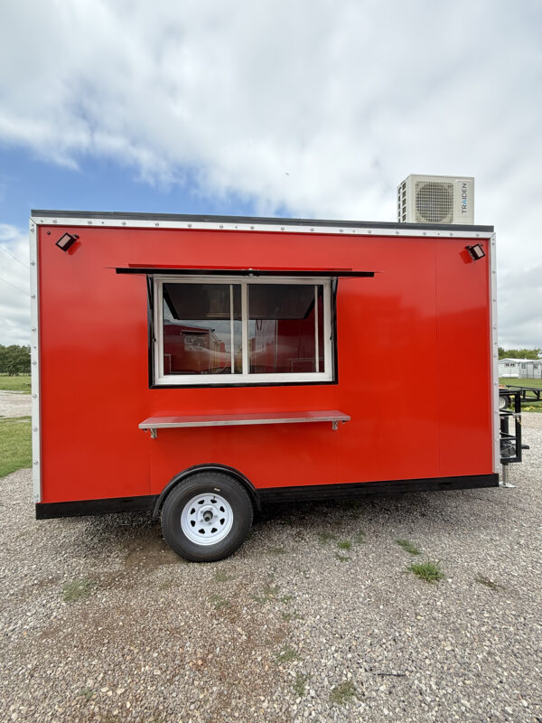 Red Food Trailer 8x13'