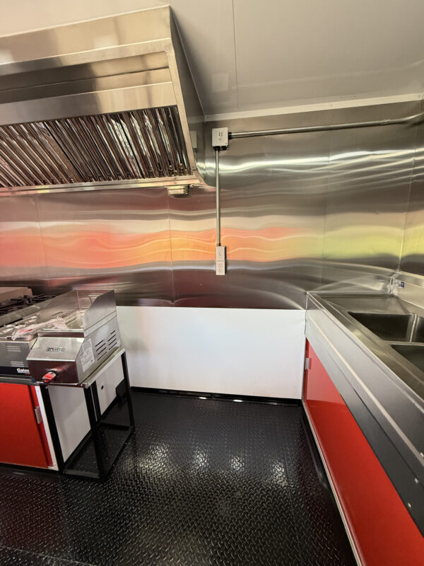 Red Food Trailer 8x13' - Image 13