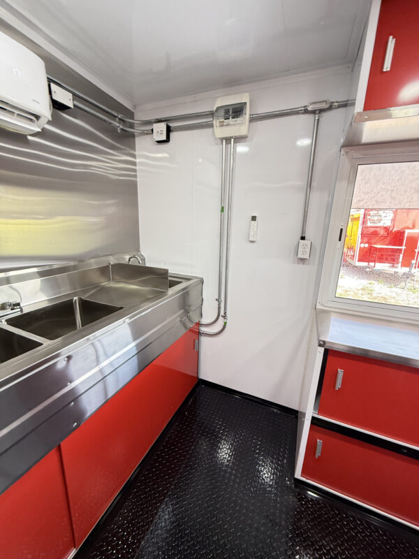 Red Food Trailer 8x13' - Image 15
