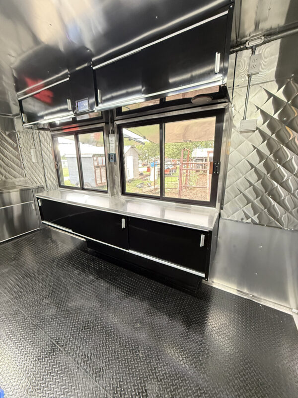 Black Food Trailer 8x16' - Image 25