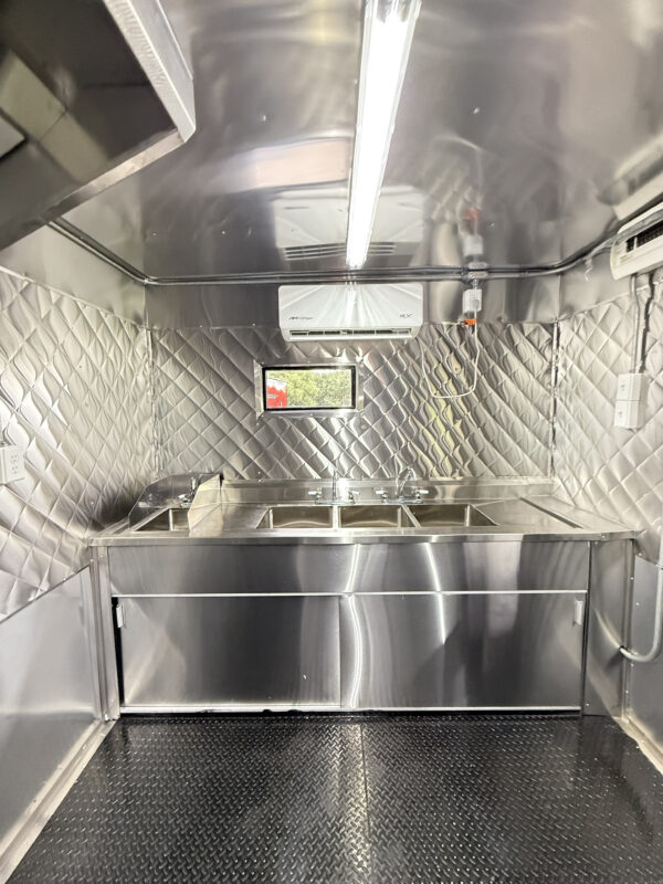 Black Food Trailer 8x16' - Image 6