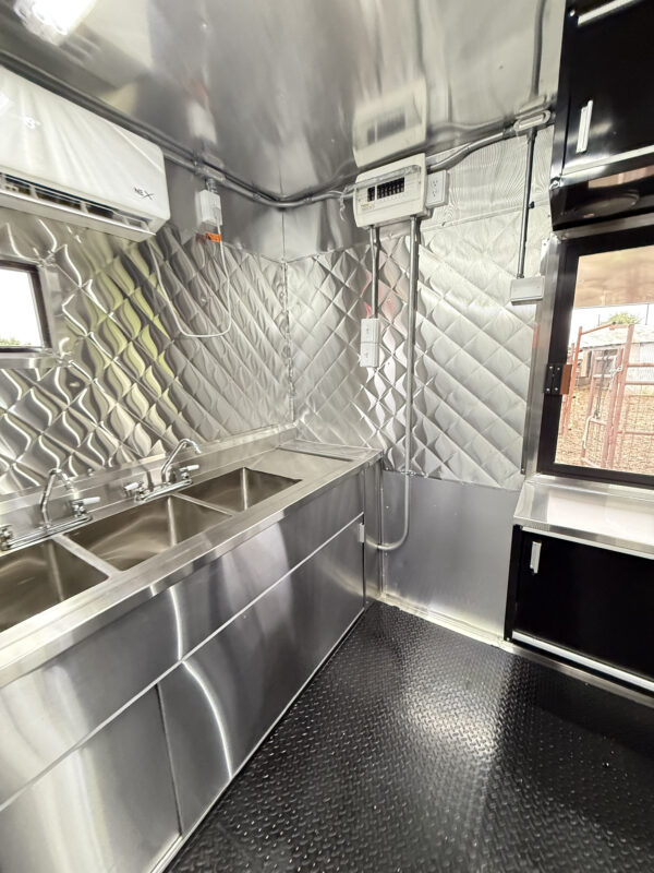 Black Food Trailer 8x16' - Image 7