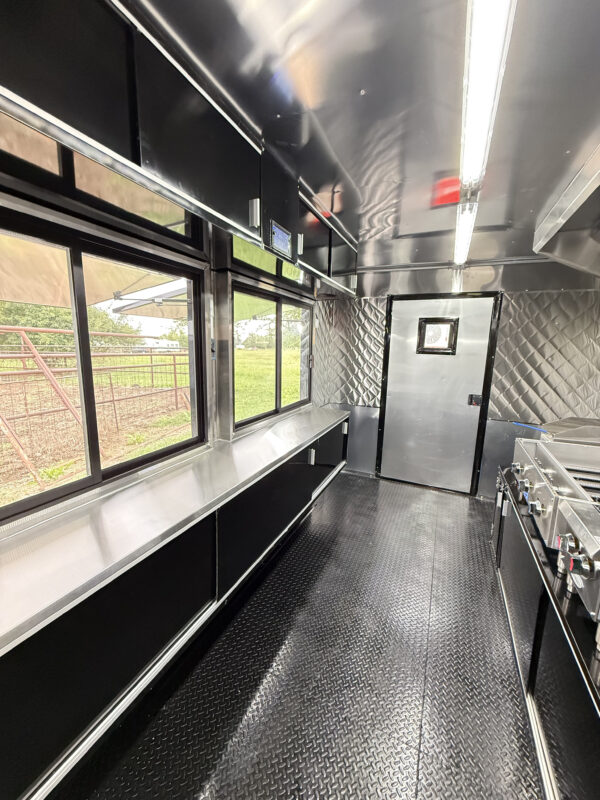 Black Food Trailer 8x16' - Image 9