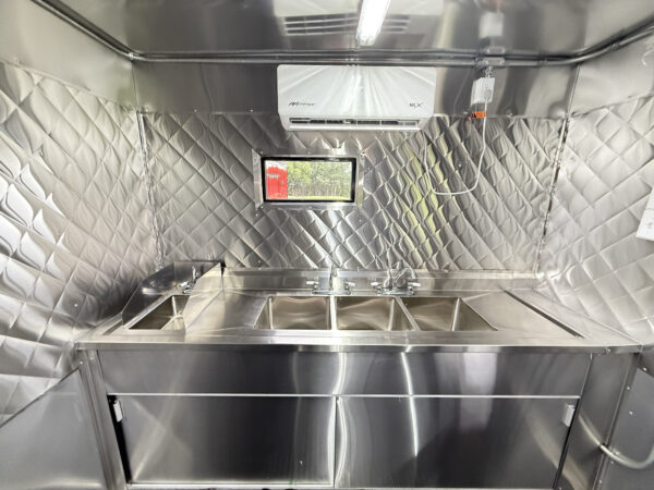 Black Food Trailer 8x16' - Image 11