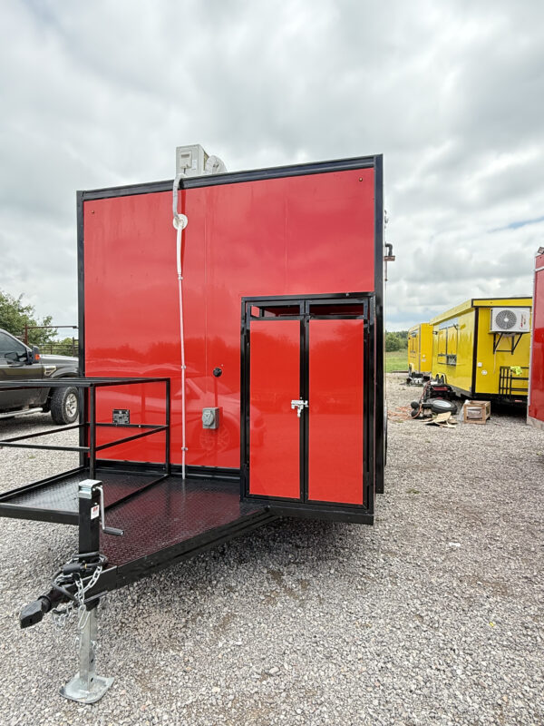 Red 8x16' Food Trailer - Image 14
