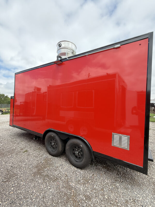Red 8x16' Food Trailer - Image 8