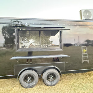 Black Food Trailer 8x16