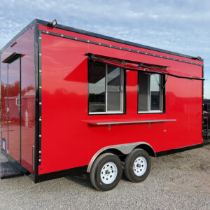 Red Food Trailer 8x16’