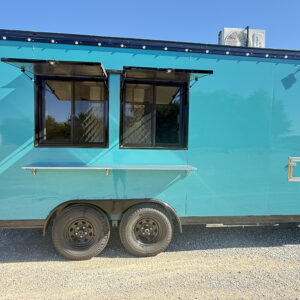 8x16' Turquoise Food Trailer