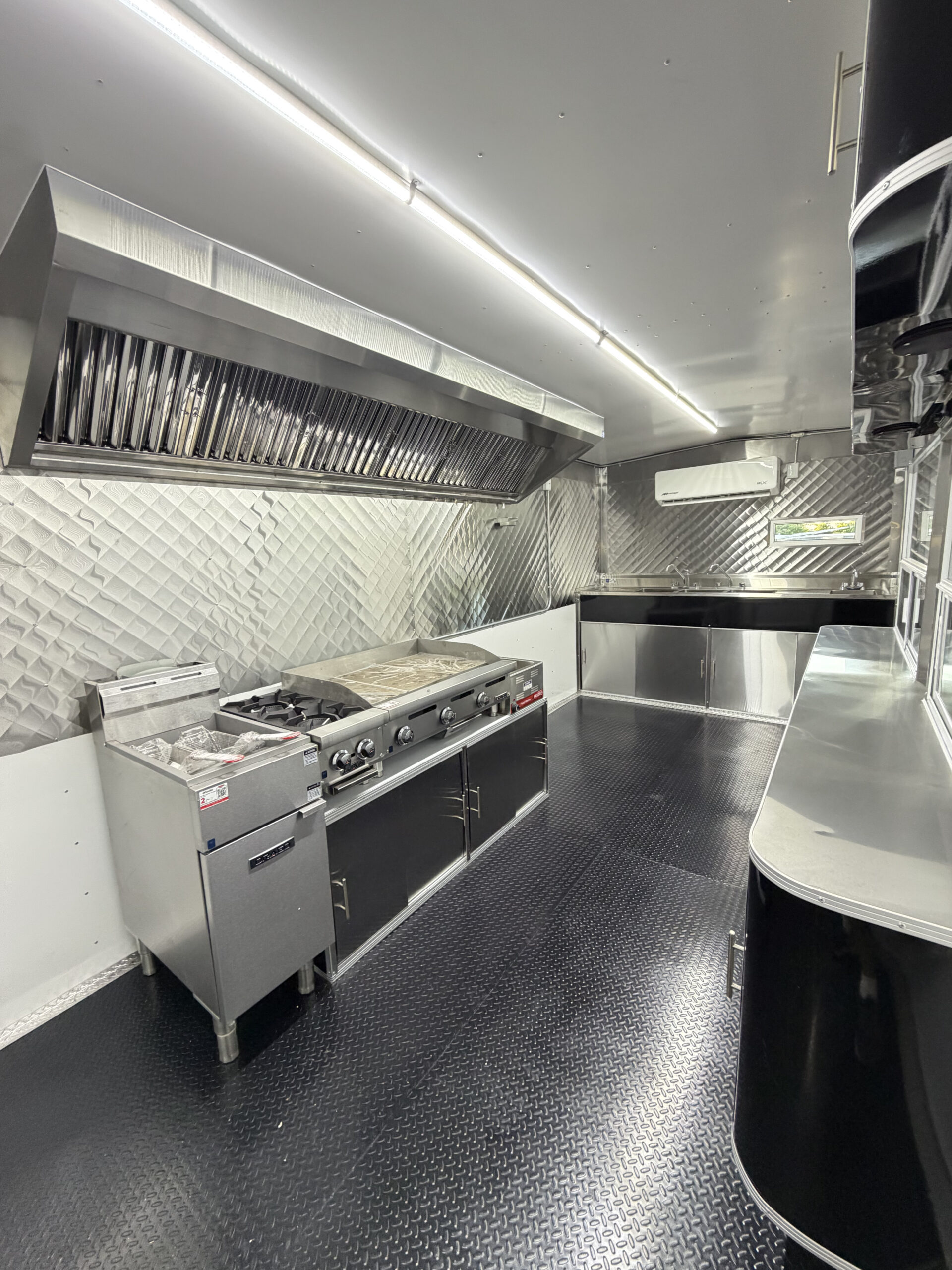 Black 8x20’ Food Trailer | Premium Mobile Kitchen - Image 24