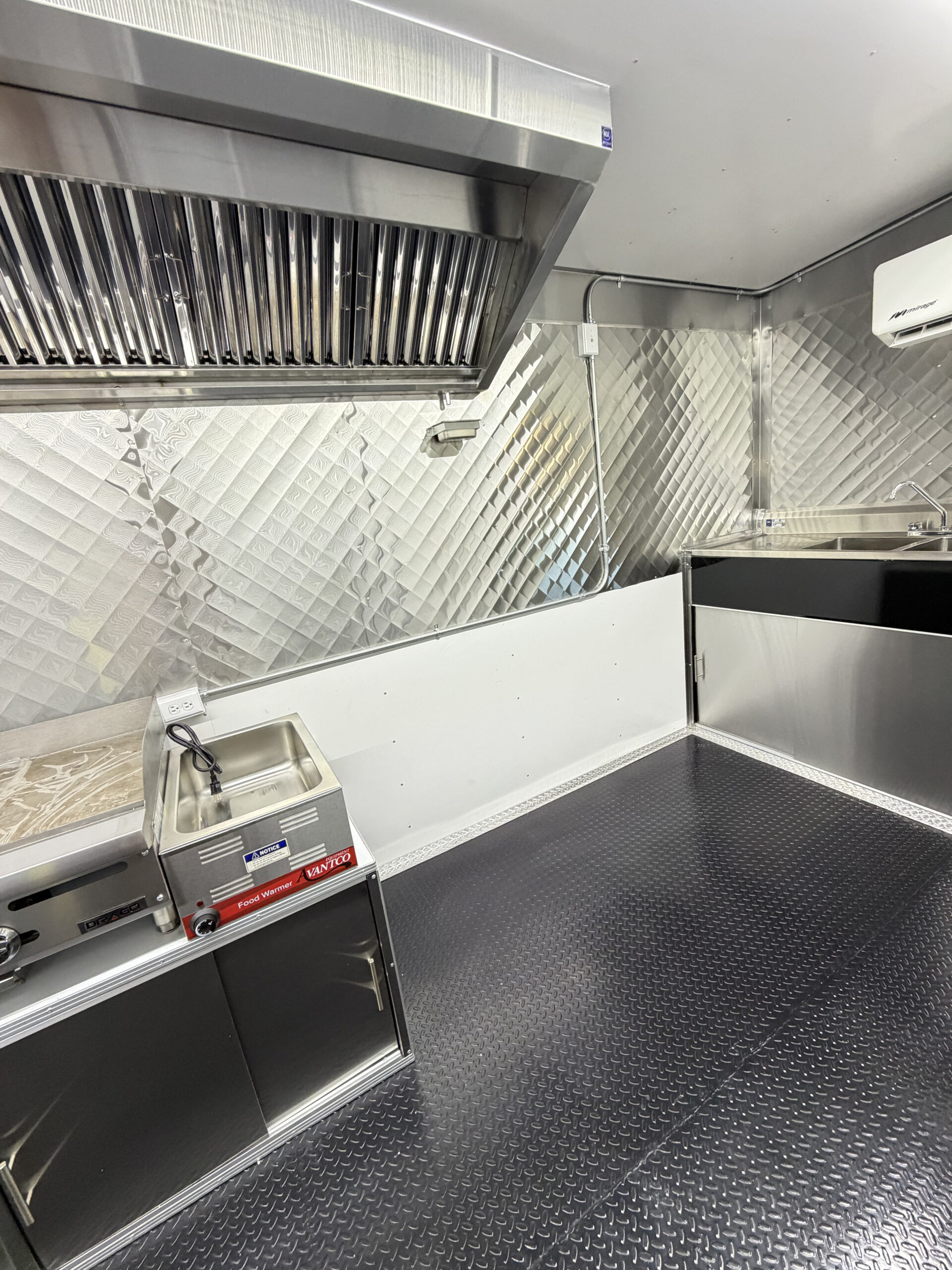 Black 8x20’ Food Trailer | Premium Mobile Kitchen - Image 21