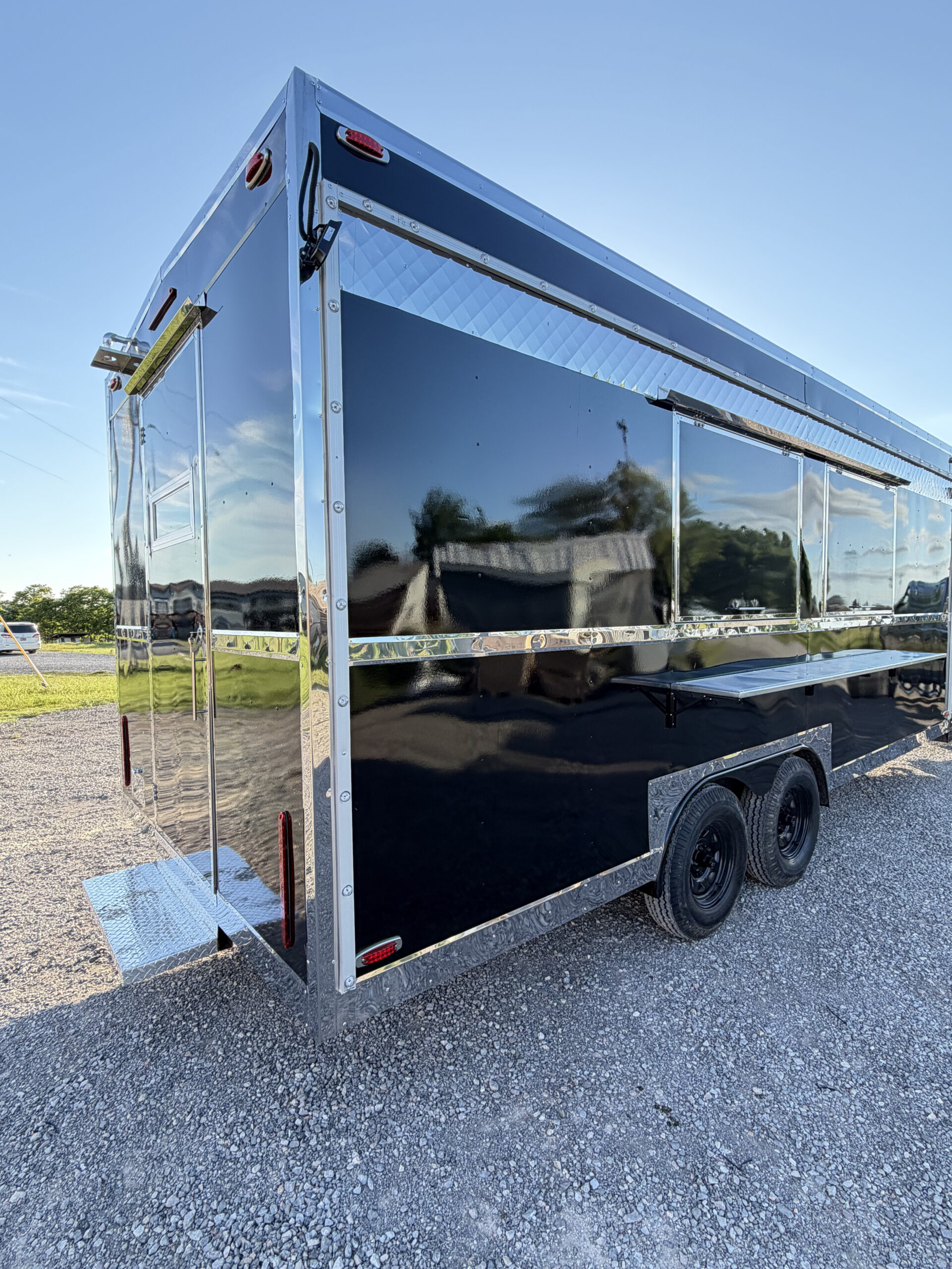 Black 8x20’ Food Trailer | Premium Mobile Kitchen - Image 4