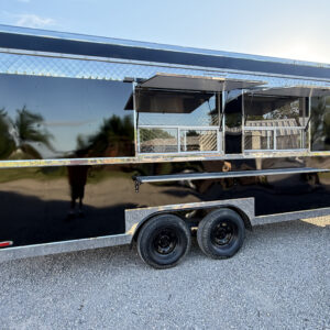 Black 8x20’ Food Trailer | Premium Mobile Kitchen