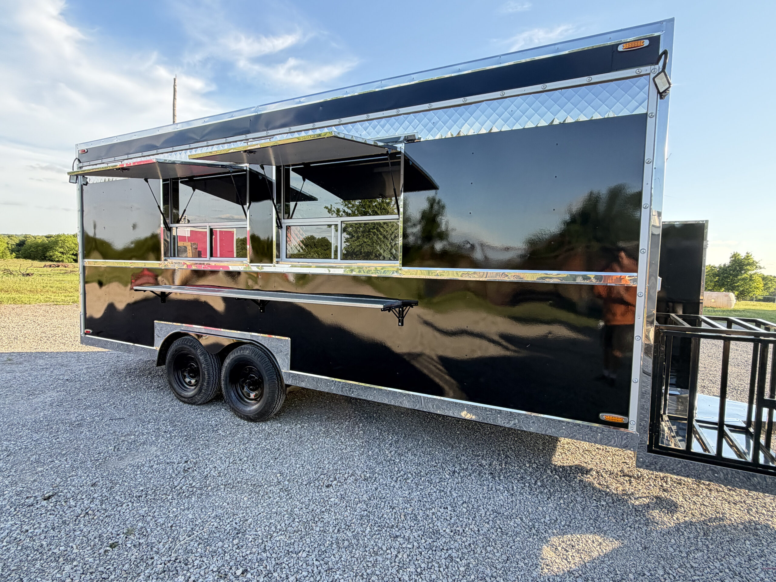 Black 8x20’ Food Trailer | Premium Mobile Kitchen - Image 5