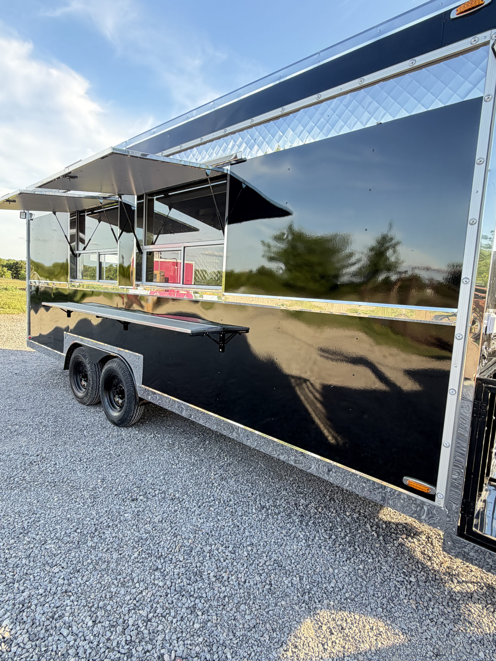 Black 8x20’ Food Trailer | Premium Mobile Kitchen - Image 6