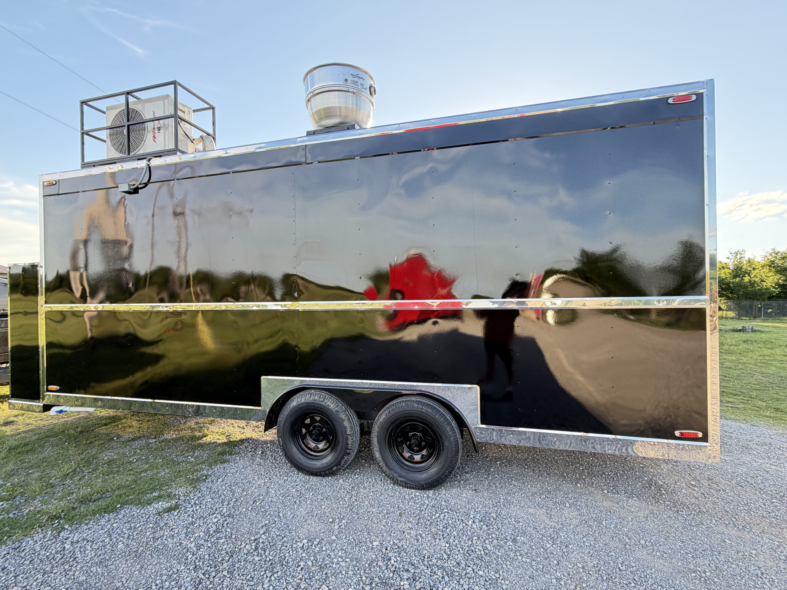 Black 8x20’ Food Trailer | Premium Mobile Kitchen - Image 10