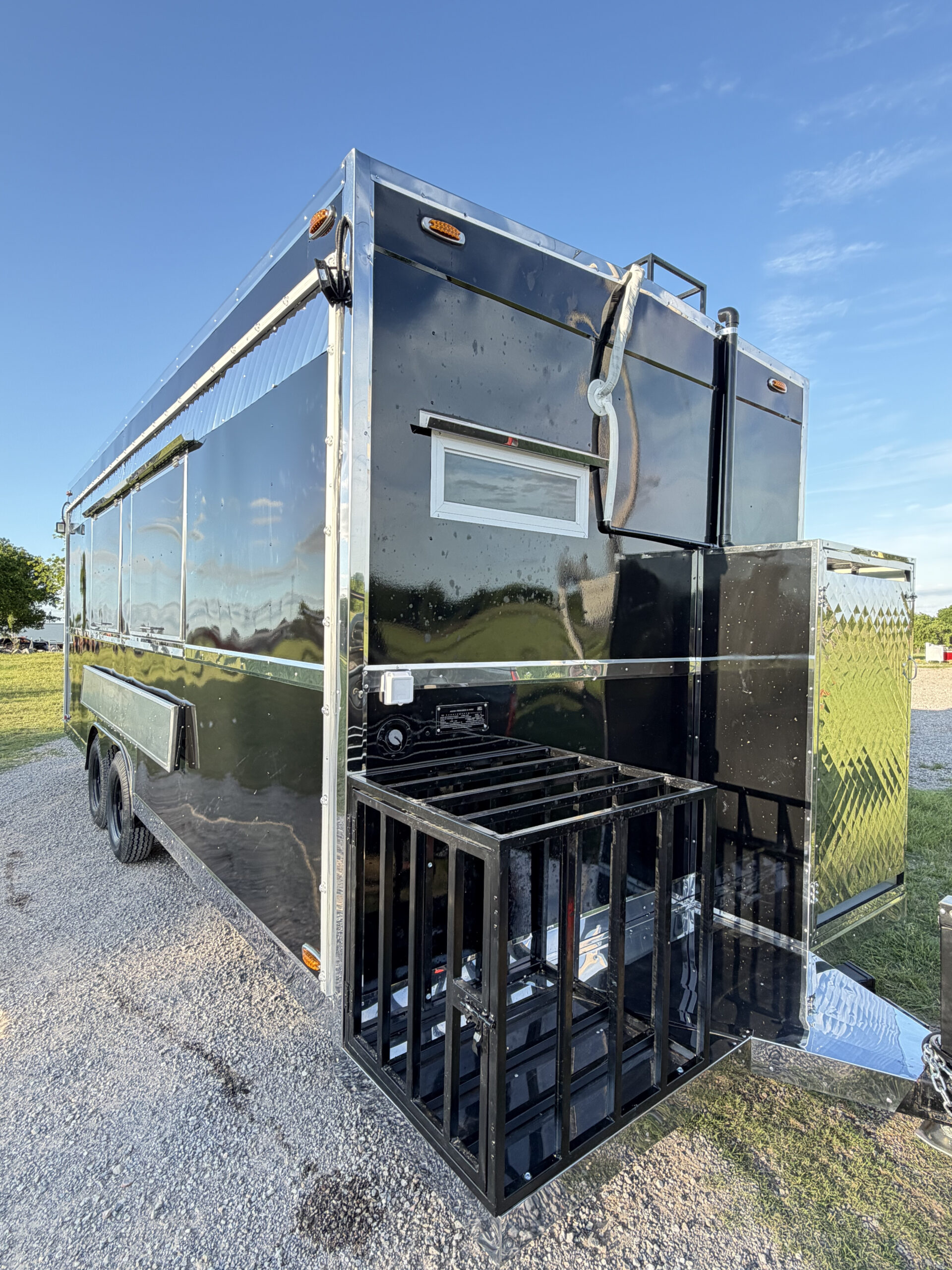 Black 8x20’ Food Trailer | Premium Mobile Kitchen - Image 15