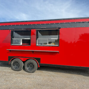 2026 Red 8x20’ Food Trailer