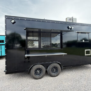 2026 Black 8x16’ Food Trailer
