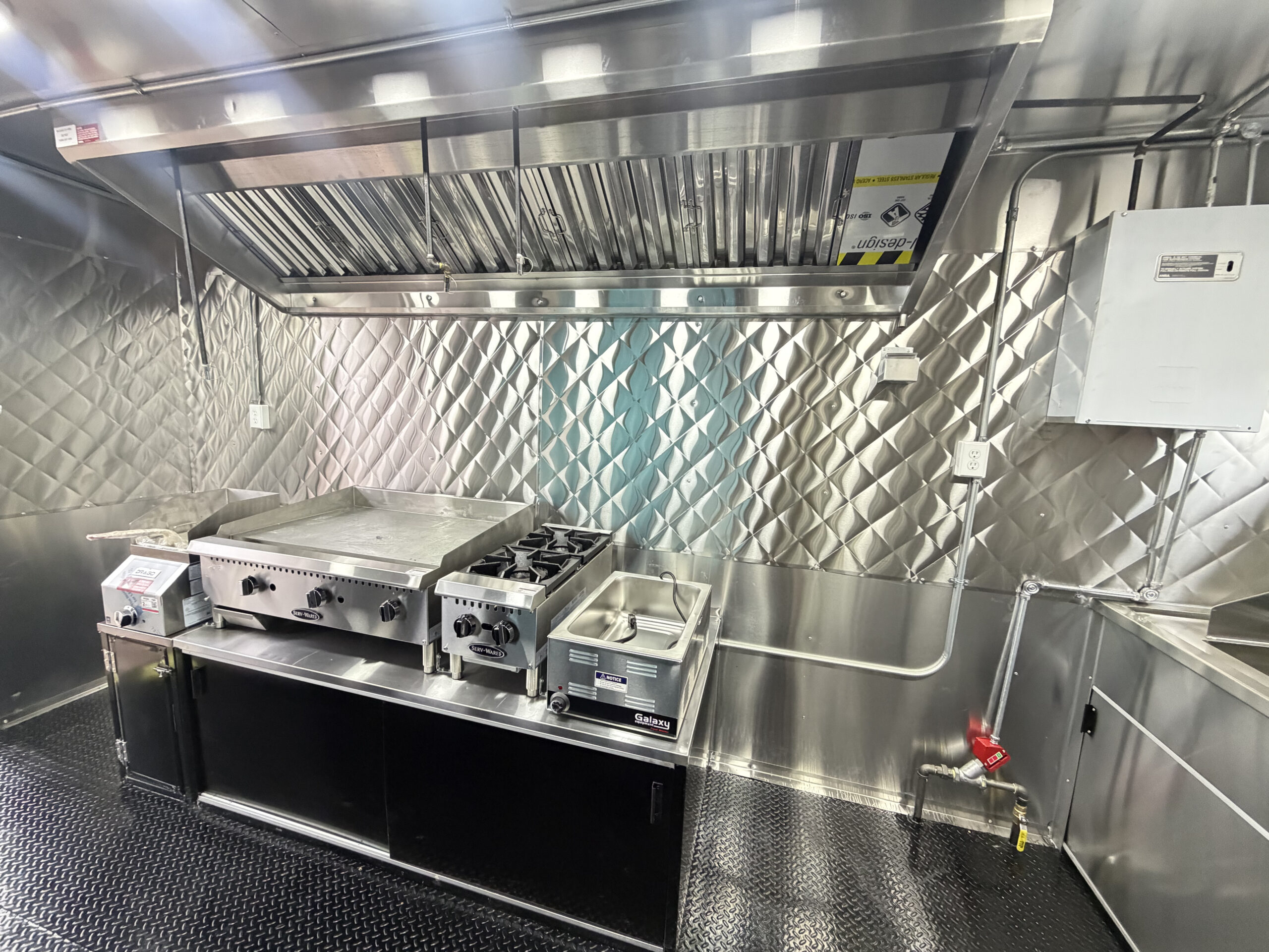 2026 Black 8x16 Food Trailer - Image 6