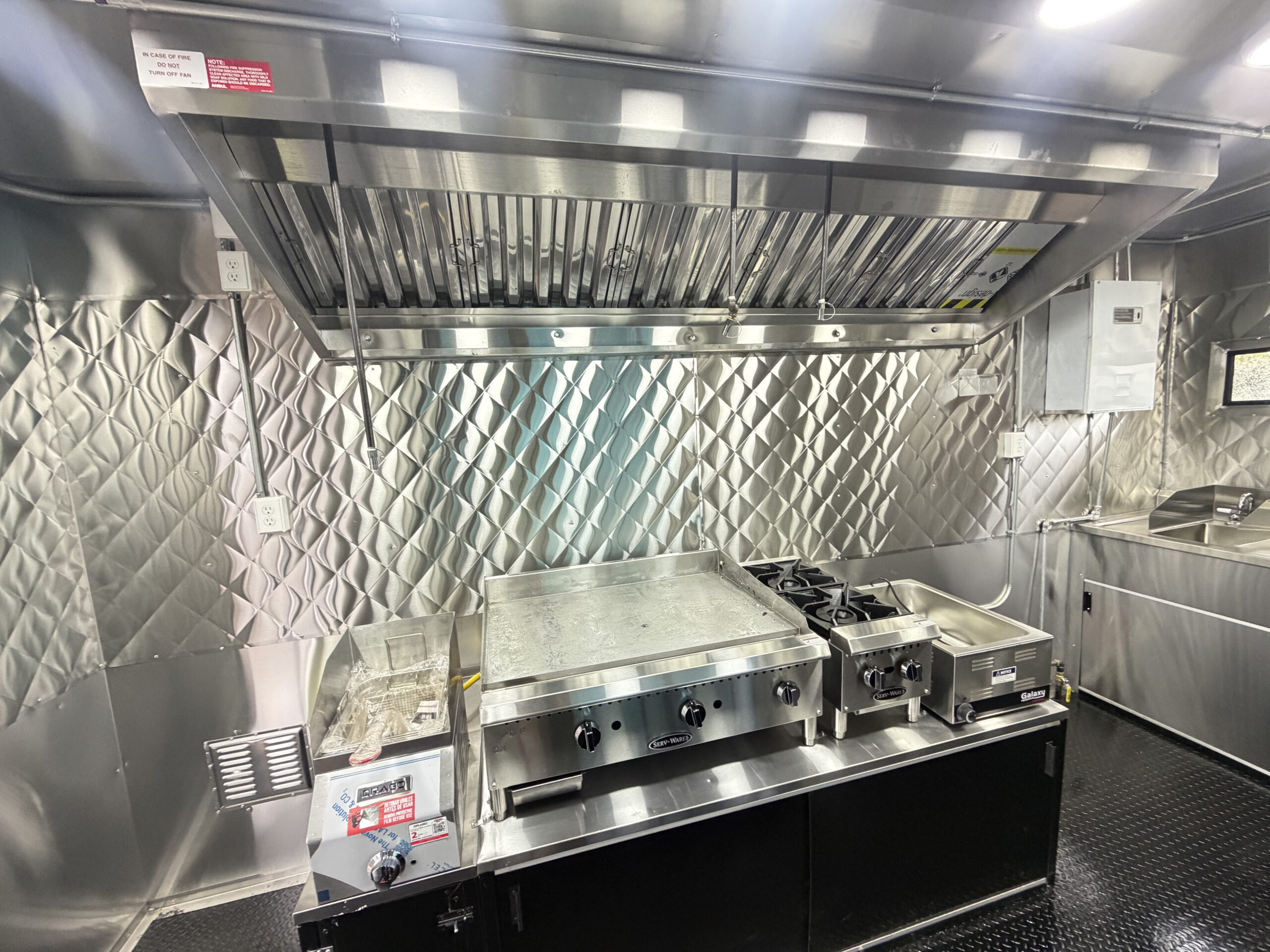 2026 Black 8x16 Food Trailer - Image 9