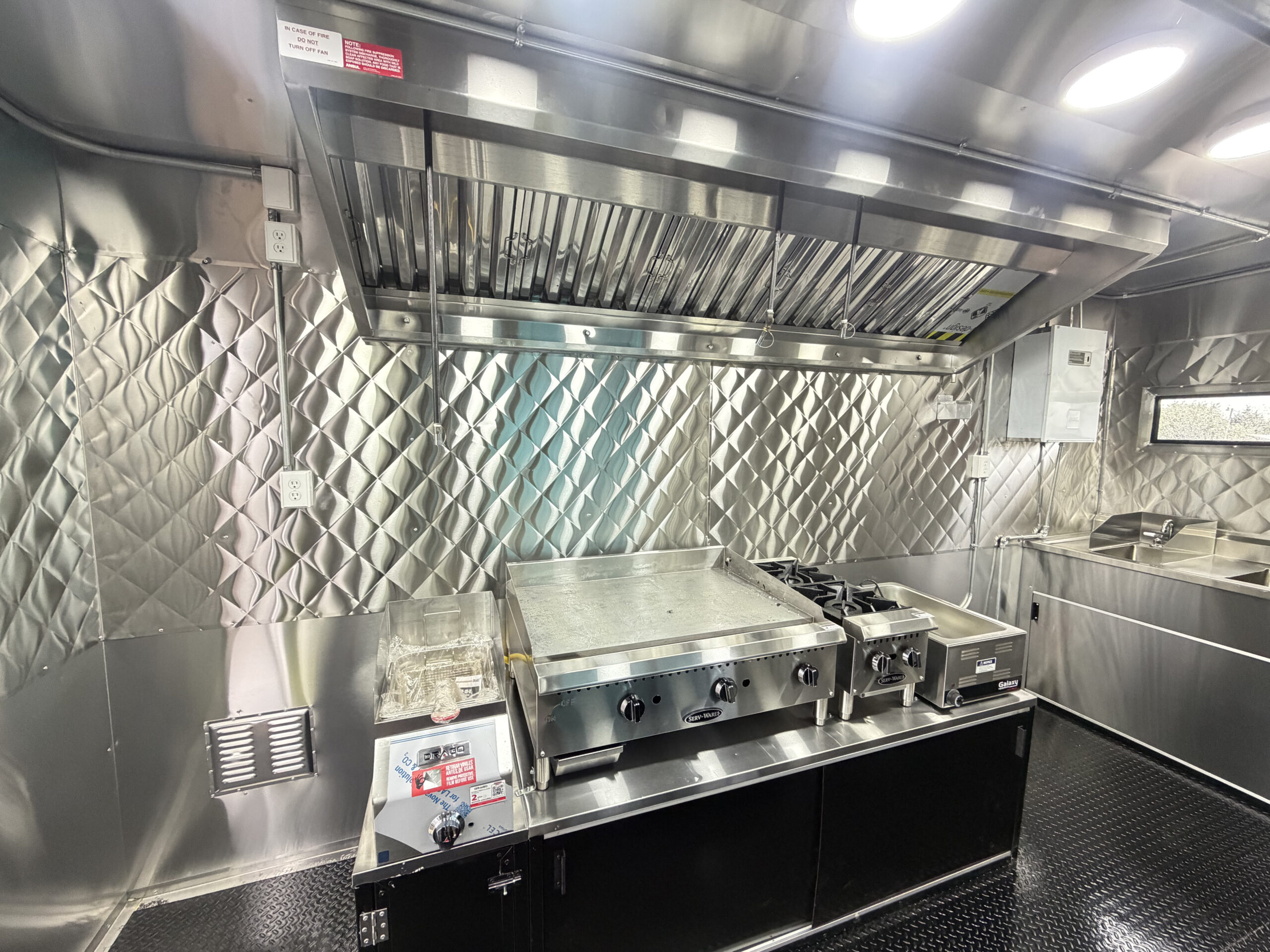 2026 Black 8x16 Food Trailer - Image 7
