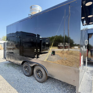 Black 8x16 Food Trailer – No Kitchen