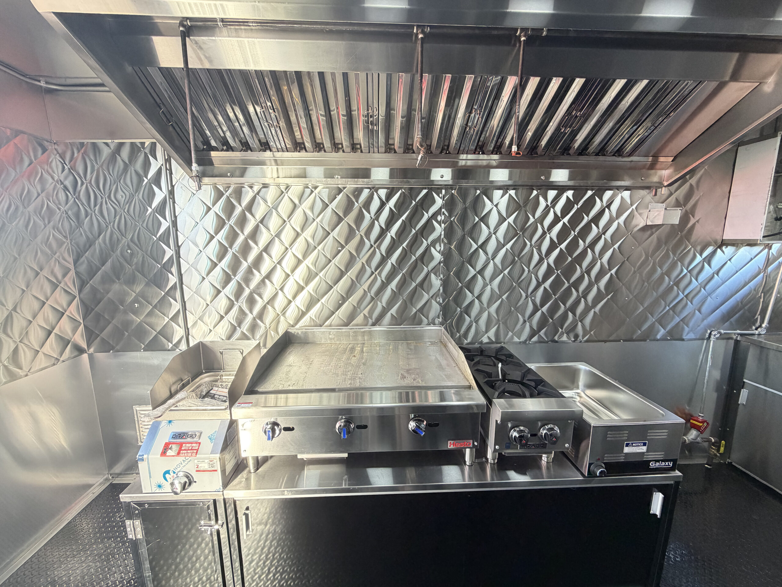 Turquoise 8x16 Food Trailer - Image 13