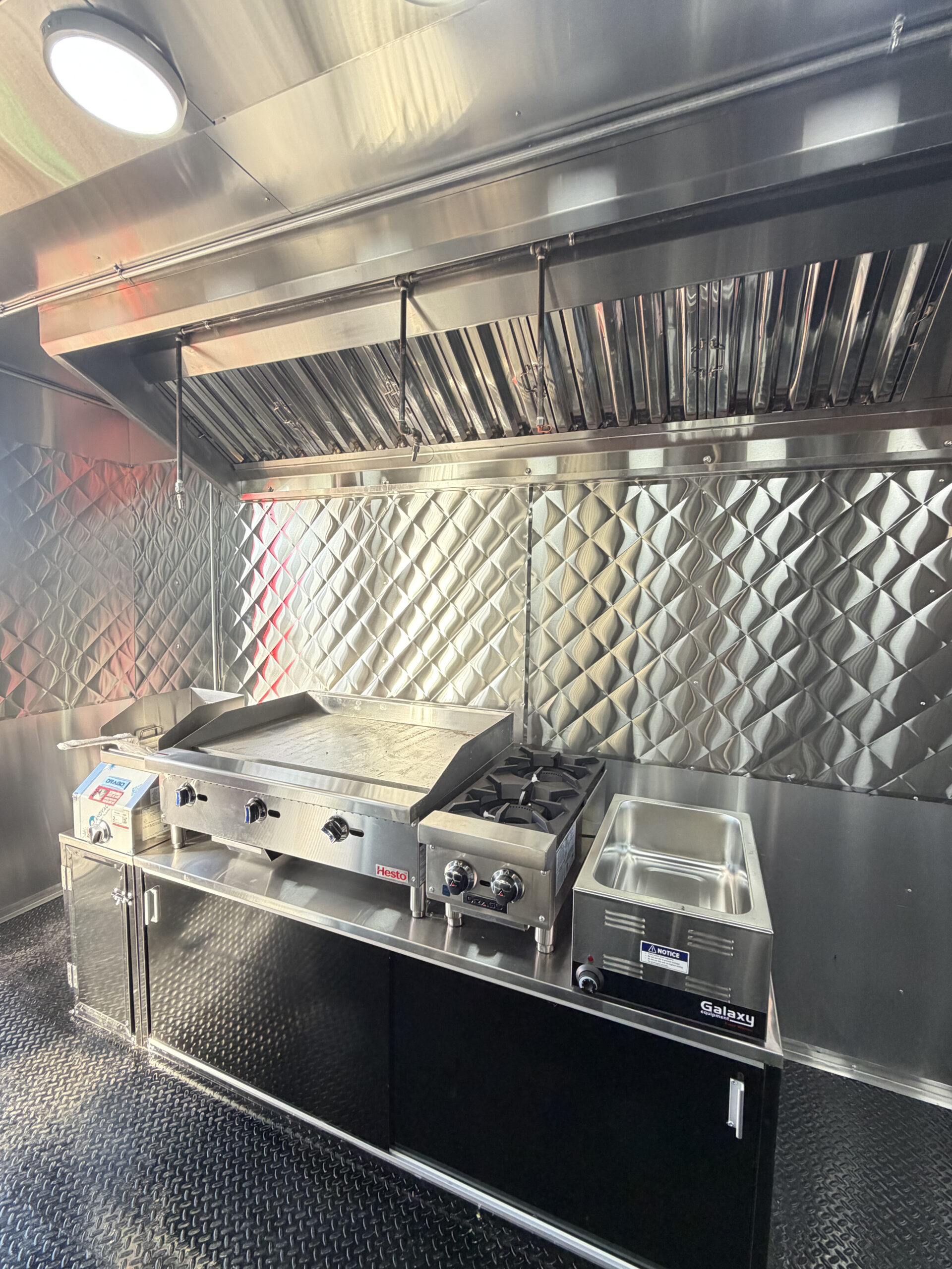 Turquoise 8x16 Food Trailer - Image 20