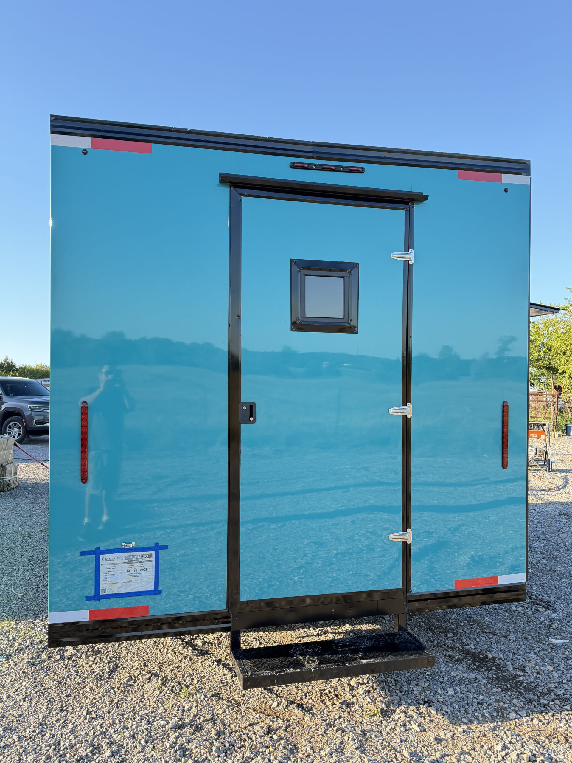Turquoise 8x16 Food Trailer - Image 7