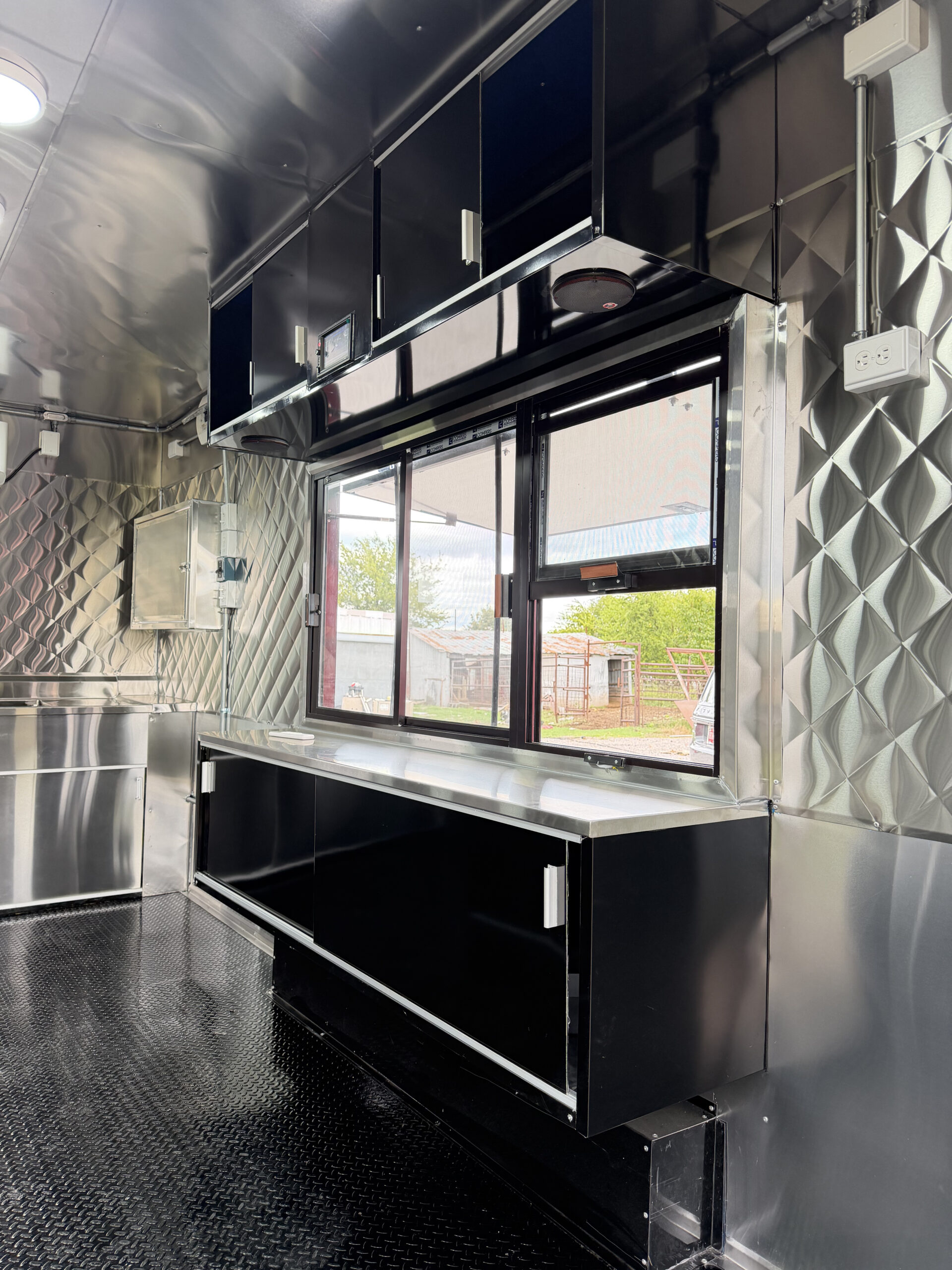 Turquoise 8x16 Food Trailer - Image 12