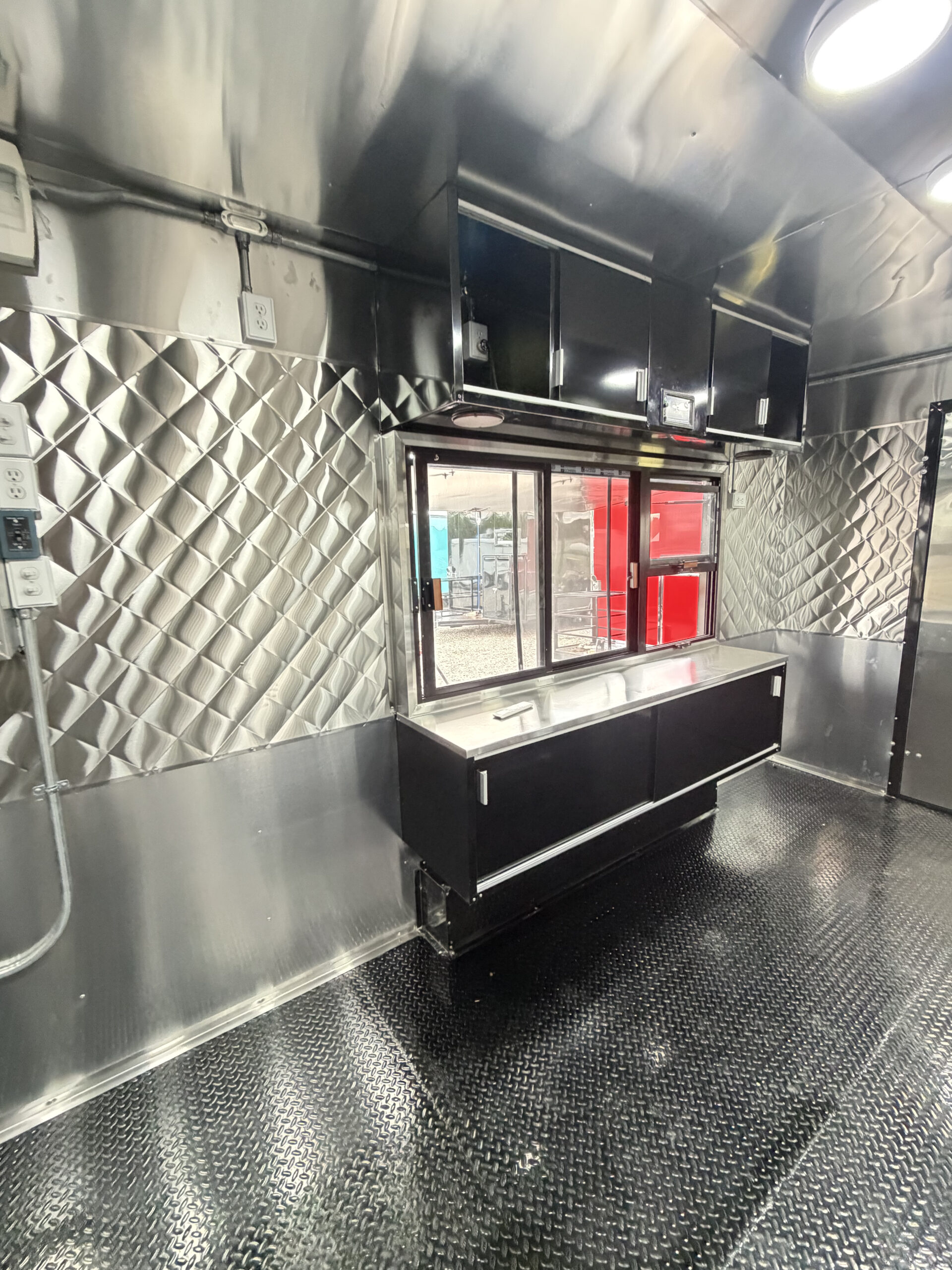 Turquoise 8x16 Food Trailer - Image 15