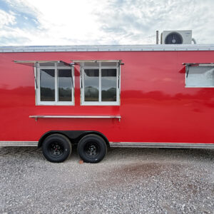 Red 8x20 Food Trailer